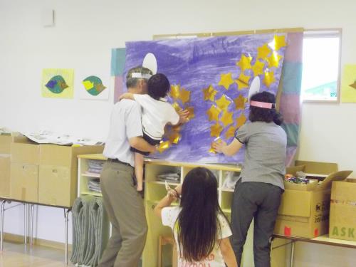 星がどんどん集まってきましたよ 星がどんどん集まってきましたよ