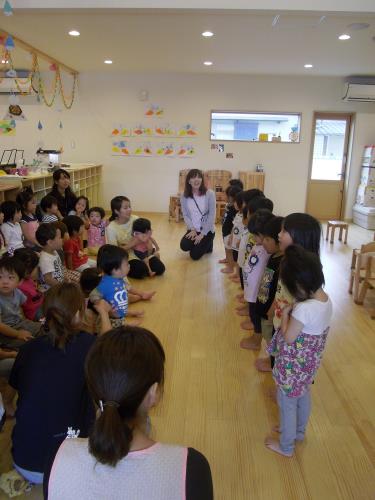 終わりの言葉は年少さんが担当しました 終わりの言葉は年少さんが担当しました