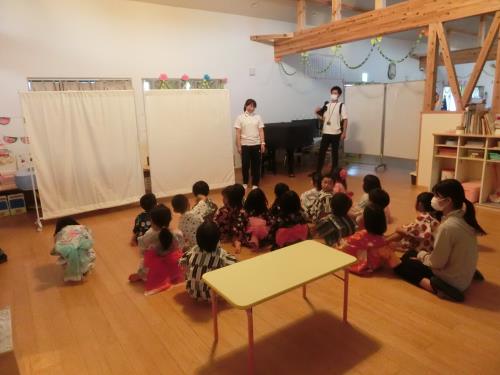 夜のこども園はワクワクしましね 夜のこども園はワクワクしましね