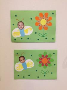 みんなの製作でお部屋が明るくなりました みんなの製作でお部屋が明るくなりました