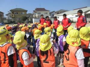 最後にお礼の言葉を伝えました 最後にお礼の言葉を伝えました