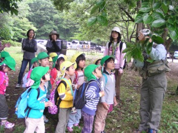 野田先生と回るグループは、黄緑ですよ。