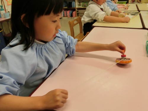 まわるかなー? まわるかなー?