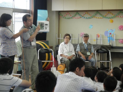 自然についてお話を聞きました。 自然についてお話を聞きました。