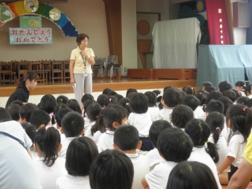 久しぶりの幼稚園 久しぶりの幼稚園