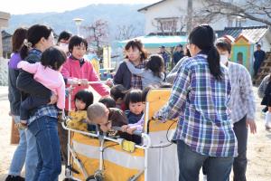 ふたば組の避難の様子 ふたば組の避難の様子