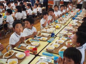 いただきます! いただきます!