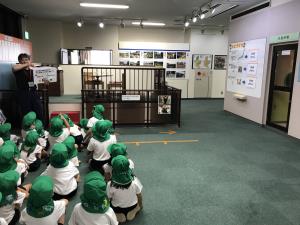 左側:地震体験、右側:台風体験 左側:地震体験、右側:台風体験