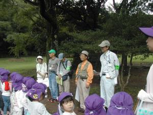 立田山自然探検隊の方々 立田山自然探検隊の方々