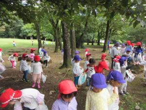 どんぐりあるかな? どんぐりあるかな?