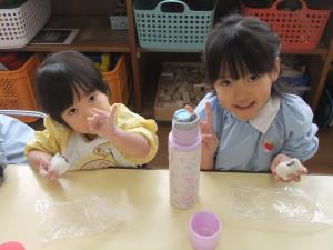 さくらんぼクラブさんも一緒に! さくらんぼクラブさんも一緒に!