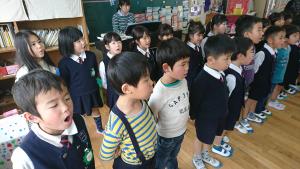 年長さんから歌のプレゼント 年長さんから歌のプレゼント