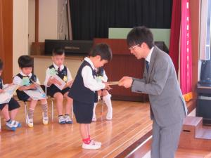 誕生カード渡し 誕生カード渡し