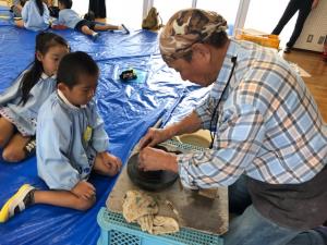 中武先生に仕上げをしていただきます 中武先生に仕上げをしていただきます