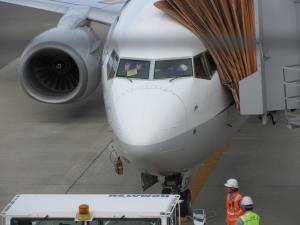 パイロットの方が手を振って下さいました パイロットの方が手を振って下さいました