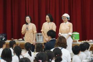 給食の先生の挨拶 給食の先生の挨拶