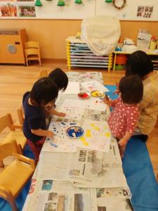 野菜スタンプぺったん! 野菜スタンプぺったん!