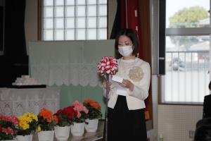 ゆりくみ保護者代表謝辞 ゆりくみ保護者代表謝辞