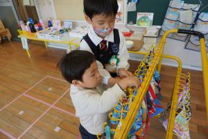 年長さんと一緒に 年長さんと一緒に