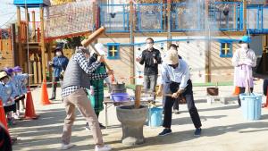 教師も一緒につきました 教師も一緒につきました