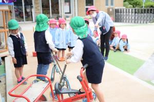 二輪スクーターに乗る時にはね…。 二輪スクーターに乗る時にはね…。