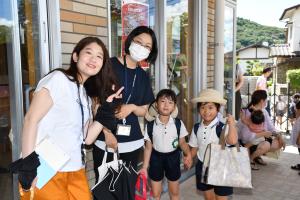 楽しみに登園しました。 楽しみに登園しました。