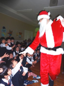 サンタさん登場! サンタさん登場!