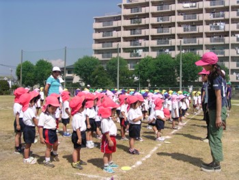広いグラウンドで・・・ 広いグラウンドで・・・
