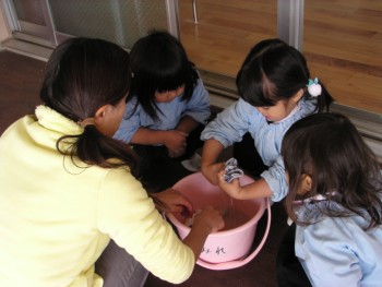 ぎゅっと絞ってね ぎゅっと絞ってね