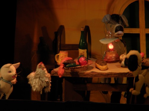 ロバ、犬、猫、鶏のパーティー! ロバ、犬、猫、鶏のパーティー!