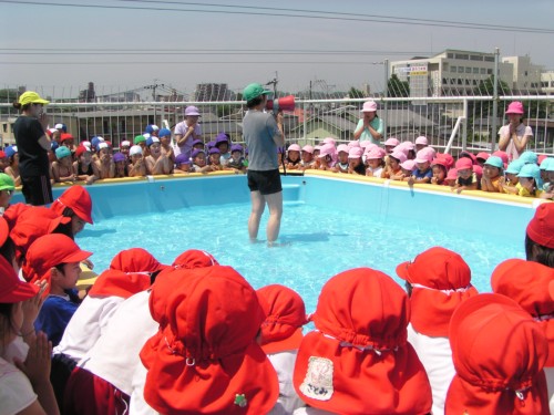 安全にプールができますように・・・ 安全にプールができますように・・・