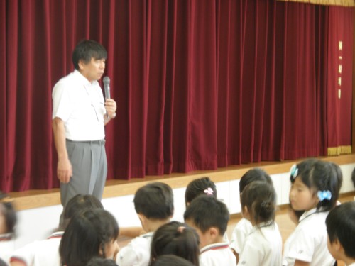 園長先生のお話 園長先生のお話