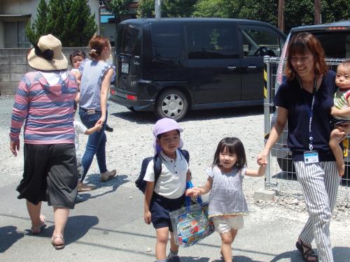 暫くのお別れ「行ってきます！」