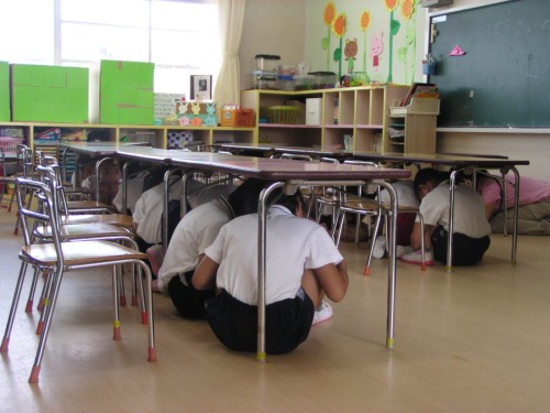 頭を守りましょう 頭を守りましょう