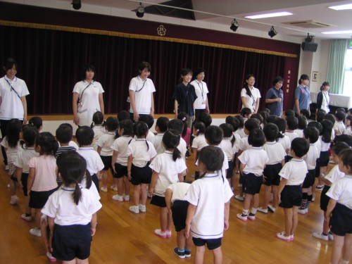 1学期間みんなで楽しく過ごせて「ありがとうございました。」 1学期間みんなで楽しく過ごせて「ありがとうございました。」