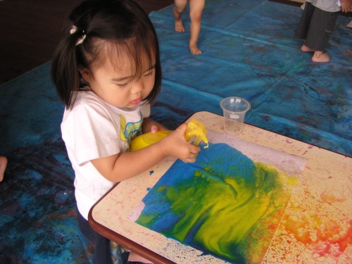 霧吹きで シュッ! 霧吹きで シュッ!