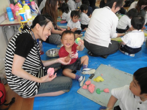 おかあさんと一緒につくったよ。 おかあさんと一緒につくったよ。