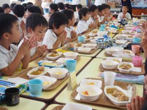 いただきます! いただきます!