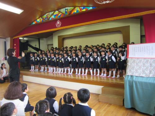 年長さんからの歓迎の歌 年長さんからの歓迎の歌