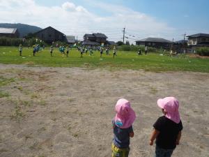 年長さんを見学 年長さんを見学