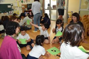 シールもらえたよ! シールもらえたよ!