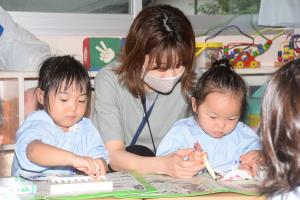 一緒に絵を描きました! 一緒に絵を描きました!