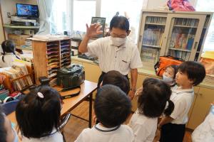 先生のもとにたどり着くと… 先生のもとにたどり着くと…