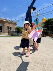 くるくる回るかな? くるくる回るかな?