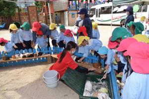 えさをあげました えさをあげました