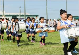 鼓隊チームも頑張りました。 鼓隊チームも頑張りました。