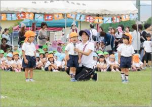 名前を呼ばれたら元気に返事をするのも日頃の取り組み 名前を呼ばれたら元気に返事をするのも日頃の取り組み