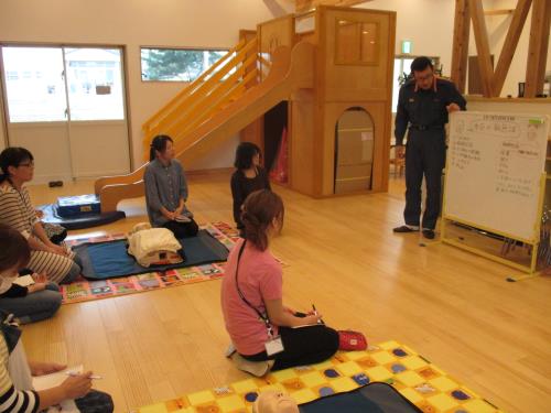 講習の概要を聞きました。 講習の概要を聞きました。