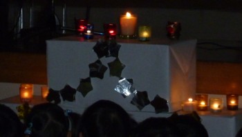 キャンドルの光の中で♪ キャンドルの光の中で♪