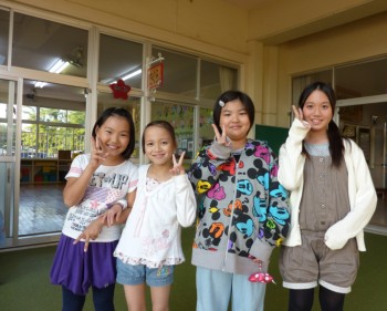 うれしい卒園生の笑顔! うれしい卒園生の笑顔!